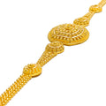 Sophisticated Radiant Layered 22k Gold Bracelet 