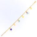 colorful-charm-21k-star-bracelet