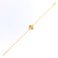 bold-clover-21k-gold-bracelet