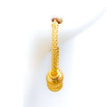 Lovely Luscious 22k Gold Bali Earrings 