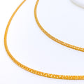 Intricate Fancy Fox 22K Gold Chain