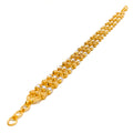 Magnificent Triple Layered 22k Gold Pearl Bracelet