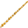 Delicate Single Line 22k Gold Pearl Bracelet