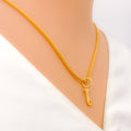 T 22k Gold Letter Pendant