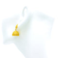 Classic Chandelier 22k Gold Jhumki Earrings 