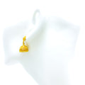 Sophisticated Blooming 22k Gold Jhumki Earrings 