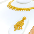 Exquisite Delightful 22k Gold Necklace Set
