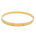 Elegant High Finish 22k Gold Bangle 2.10