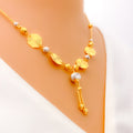 Sparkling Smart Two-Tone 22k Gold Necklace 
