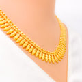 Festive Mango Leaf 22k Gold Necklace  