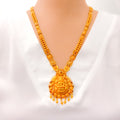 Sculptural Artistic 22k Gold Antique Long Necklace