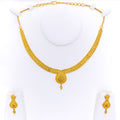 Classic Grandiose 22k Gold Rich Necklace Set 