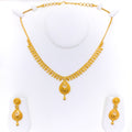 Impeccable Artistic 22k Gold Rare Necklace Set 