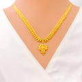 Exclusive Hanging Leaf 22k Gold Necklace