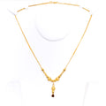 Sophisticated Sparkling 21k Gold Necklace