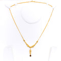 Graceful Ornate 21k Gold Necklace