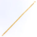 Smooth Finished Cuban Link 22k Gold Baby Bracelet