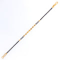 lightweight-everyday-22k-gold-black-bead-bracelet