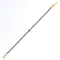 lovely-fashionable-22k-gold-black-bead-bracelet