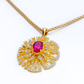 palatial-ritzy-floral-diamond-18k-gold-pendant