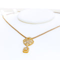 impeccable-dangling-diamond-18k-gold-pendant