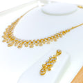 eternal-radiant-drop-diamond-18k-gold-necklace-set