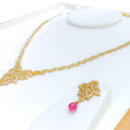 mesmerizing-modish-fancy-diamond-18k-gold-necklace-set