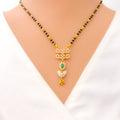 Iconic Dangling Heart 22k Gold CZ Mangal Sutra