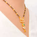 Iconic Dangling Heart 22k Gold CZ Mangal Sutra