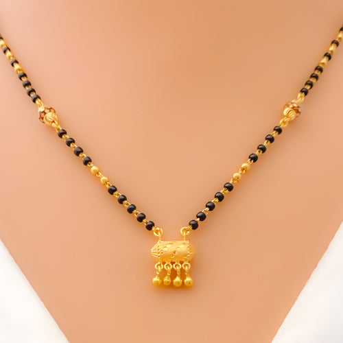 Lavish Twinkling Tassel 22k Gold Mangal Sutra