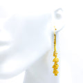 Ethereal Lovely 22K Gold Dressy Bali Earrings 