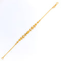 Decorative Bespoke Golden 22k Gold Bracelet 