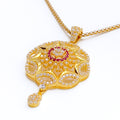 decadent-geometric-22k-gold-cz-pendant