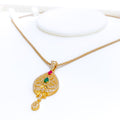 dressy-intricate-22k-gold-cz-pendant