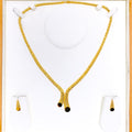 Contemporary Mesh 22K Gold Necklace Set