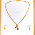 Contemporary Mesh 22K Gold Necklace Set