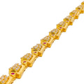 fashionable-trendy-22k-gold-cz-bracelet