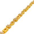 dainty-flower-22k-gold-cz-bracelet