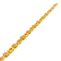 dainty-flower-22k-gold-cz-bracelet