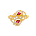 fashionable-blooming-22k-gold-cz-statement-ring