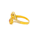 fashionable-blooming-22k-gold-cz-statement-ring