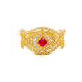 radiant-chic-22k-gold-cz-statement-ring