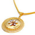 fashionable-multi-color-22k-gold-mesh-pendant