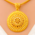 Captivating Nobel Classy 22k Gold Pendant Set