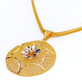 shimmering-two-tone-22k-gold-mesh-pendant