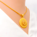 Captivating Nobel Classy 22k Gold Pendant Set