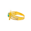 green-dazzling-22k-gold-cz-statement-ring