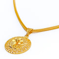 exquisite-round-22k-gold-mesh-pendant
