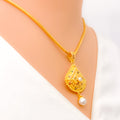 colorful-elegant-22k-gold-pendant-set