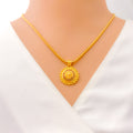 stunning-glistening-22k-gold-pendant-set